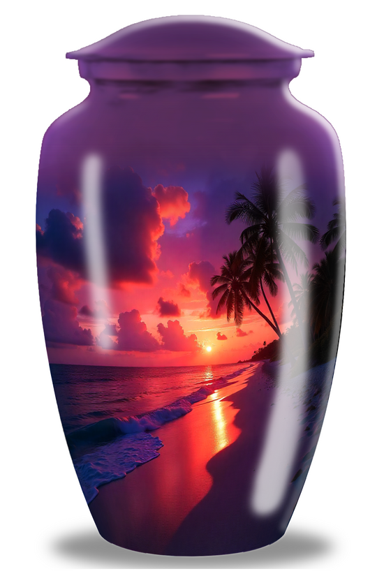 Sunset Beach Cremation Urn
