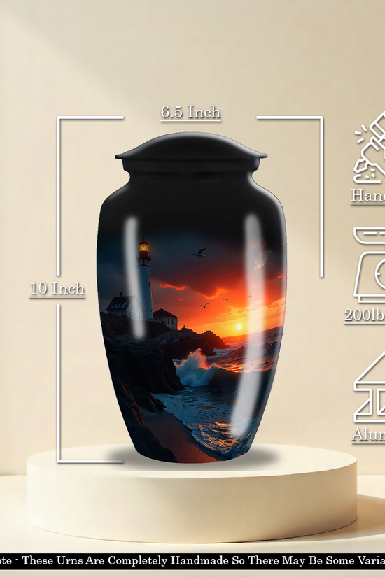 Sunset Beach Evening Cremation Urn