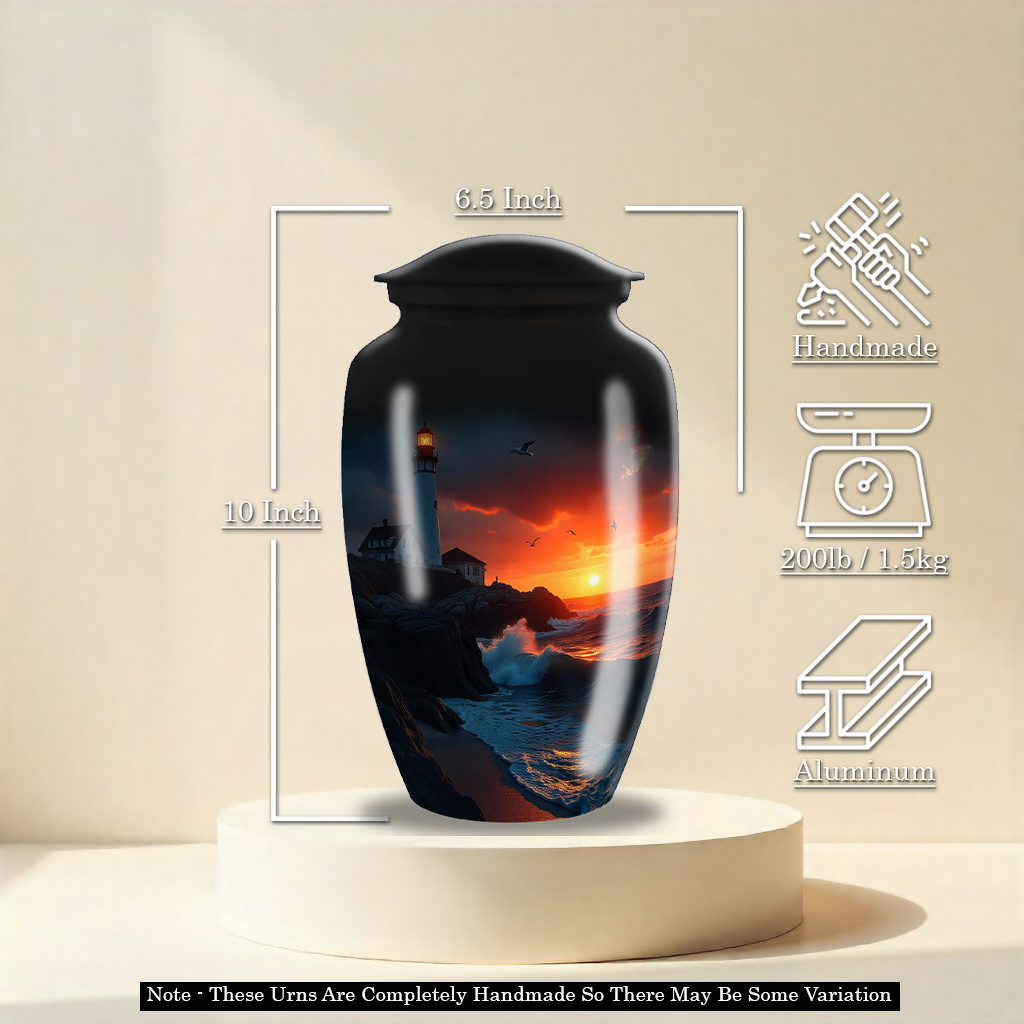 Sunset Beach Evening Cremation Urn