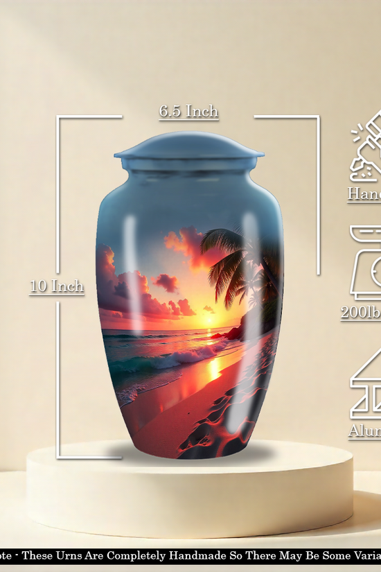 Nature Sunset Urn