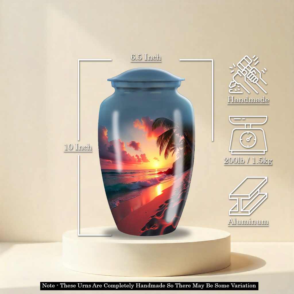 Nature Sunset Urn