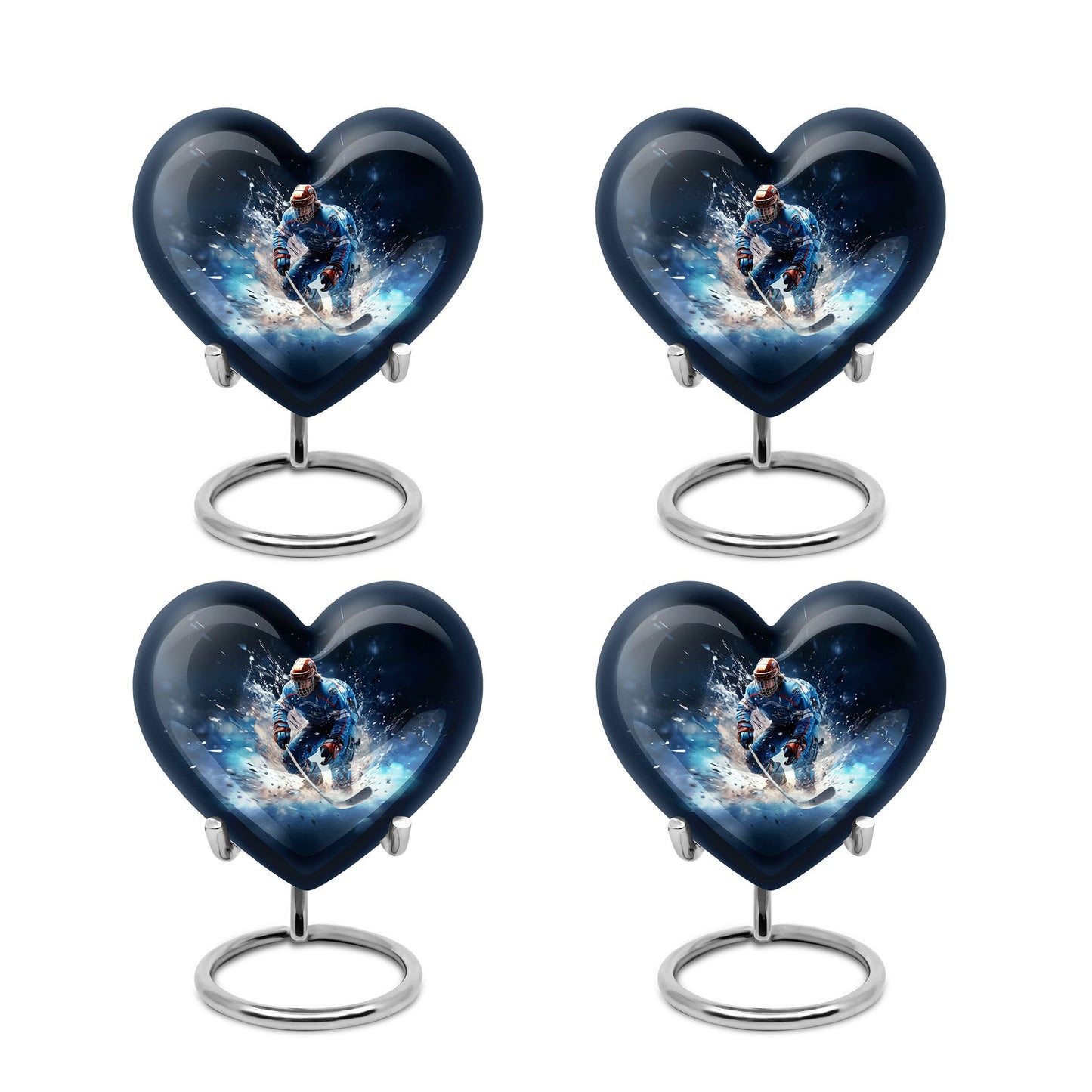 Heart Shape  Keepsake Urn Pack of 4