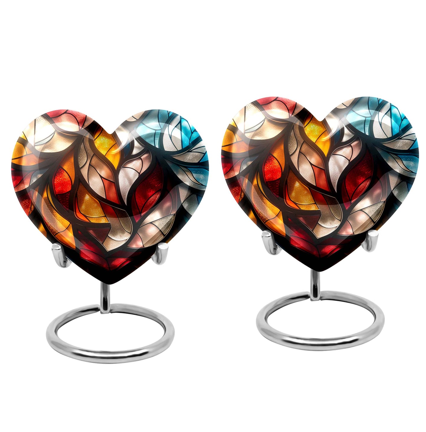 Heart Shape  Keepsake Urn Pack of 2