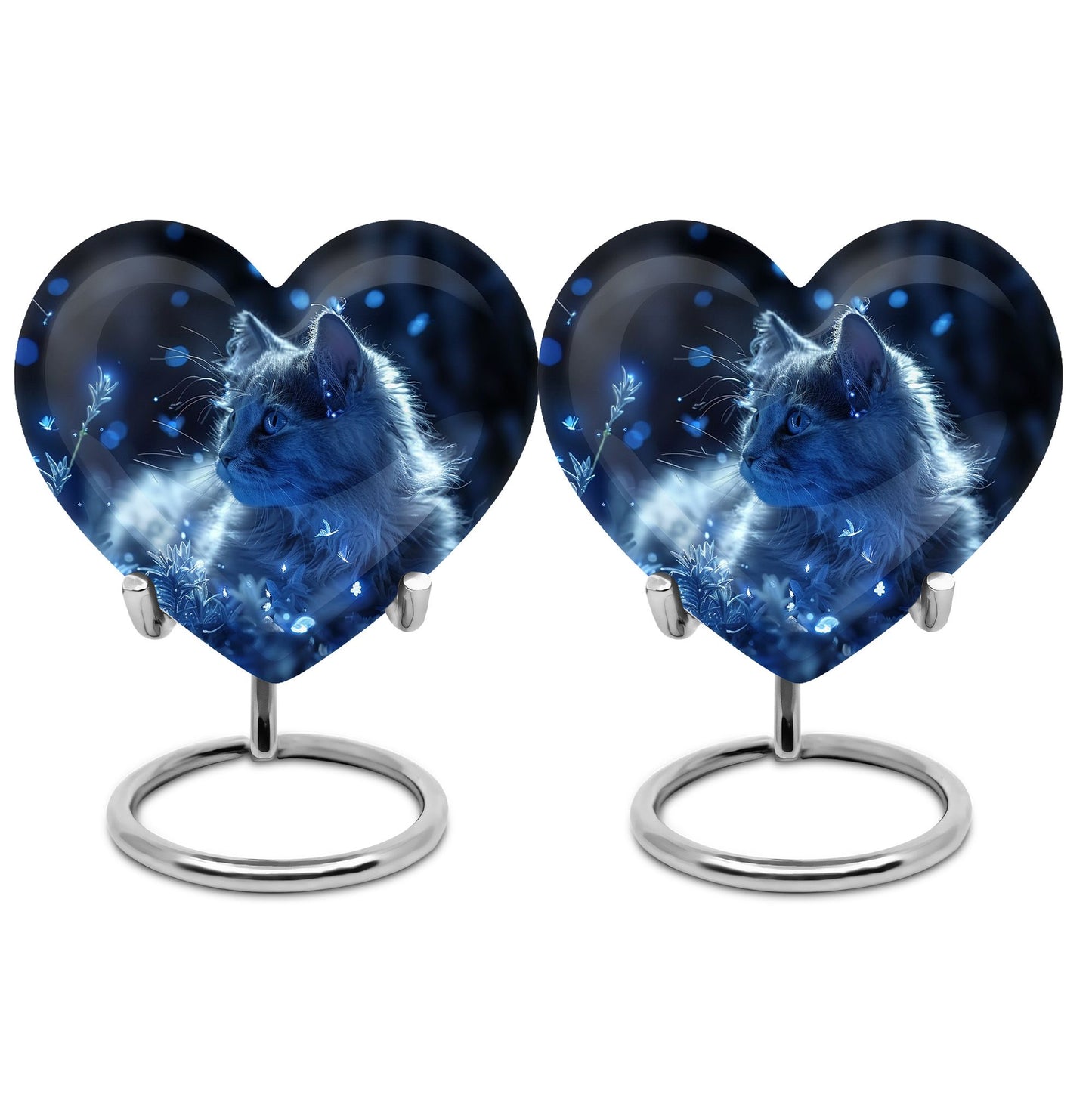 Heart Shape  Keepsake Urn Pack of 2