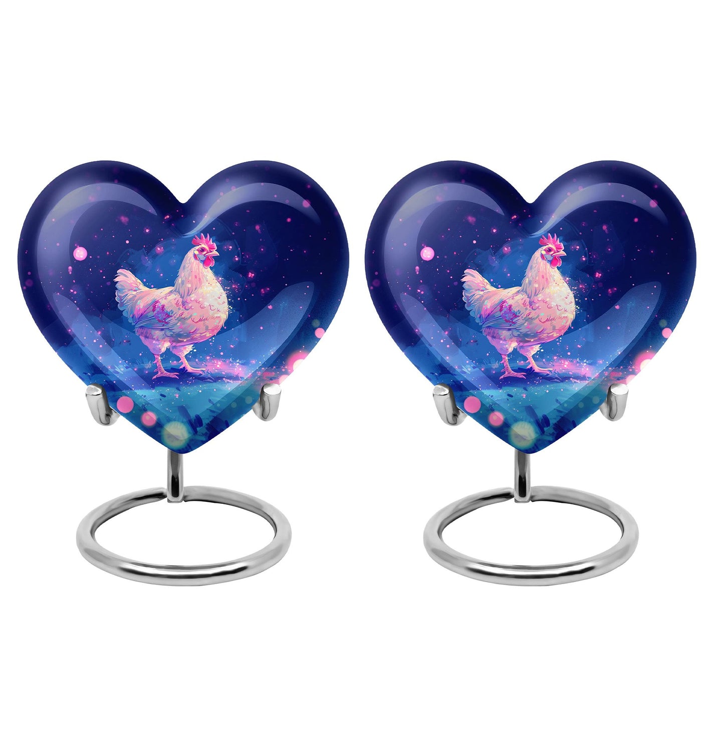 Heart Shape  Keepsake Urn Pack of 2