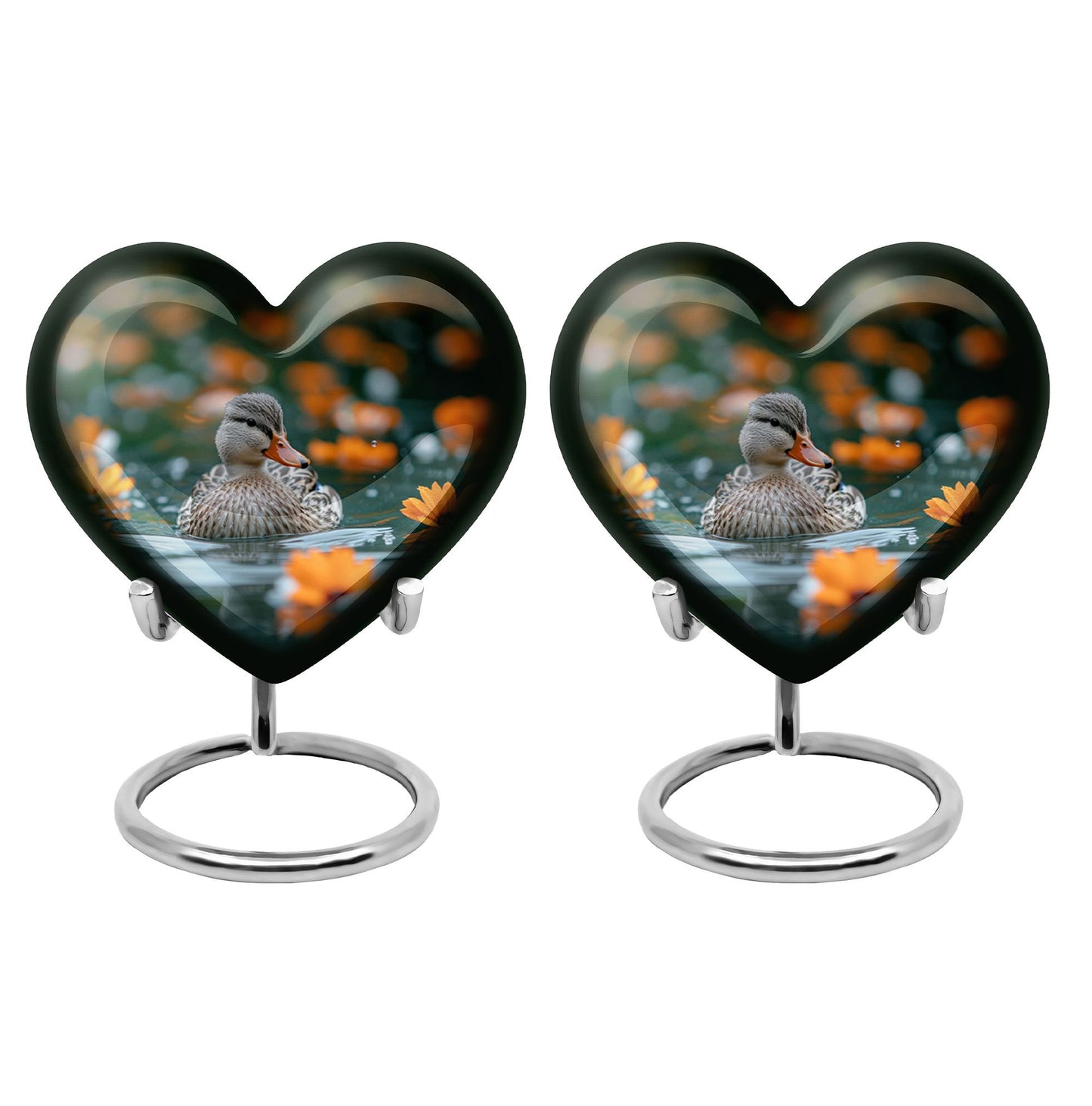 Heart Shape  Keepsake Urn Pack of 2