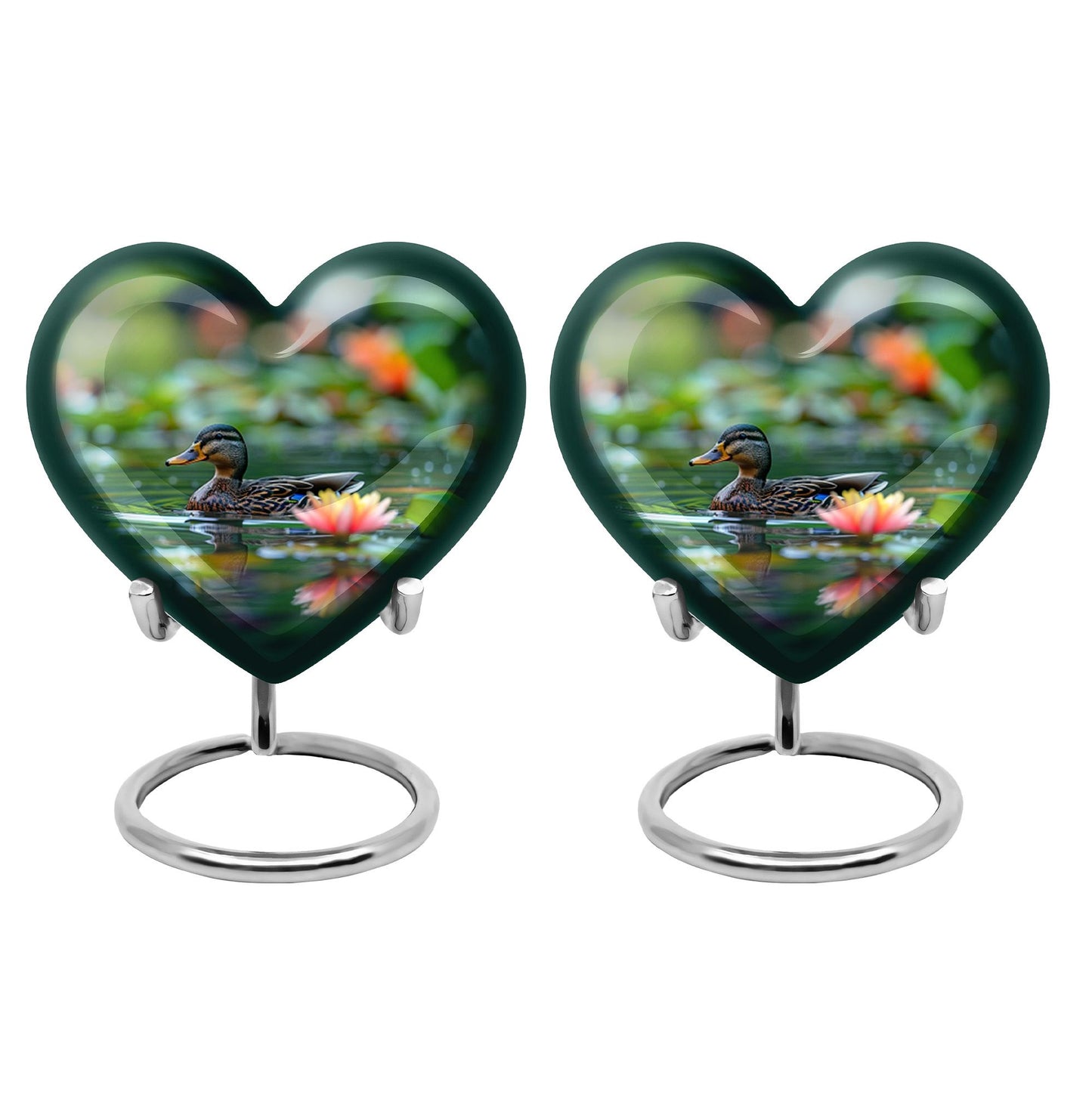 Heart Shape  Keepsake Urn Pack of 2