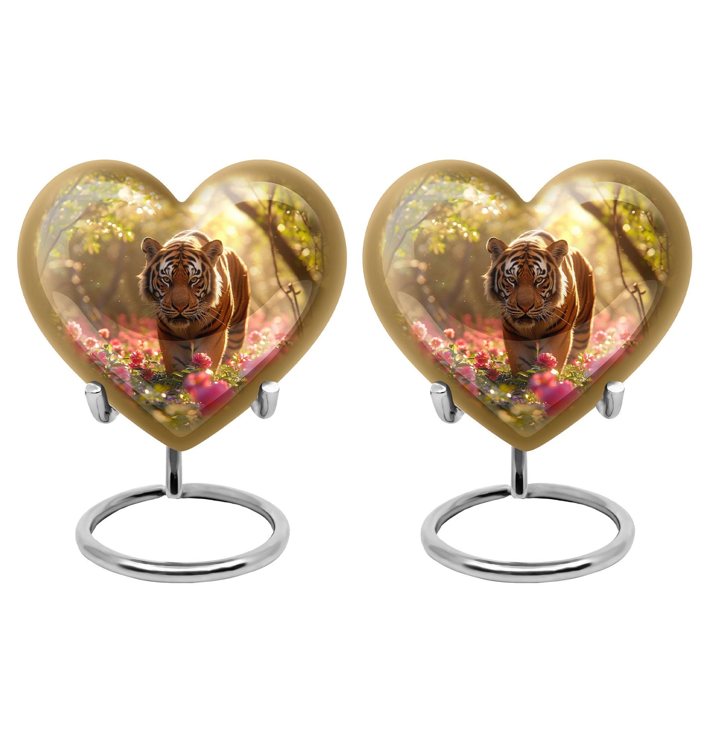 Heart Shape  Keepsake Urn Pack of 2