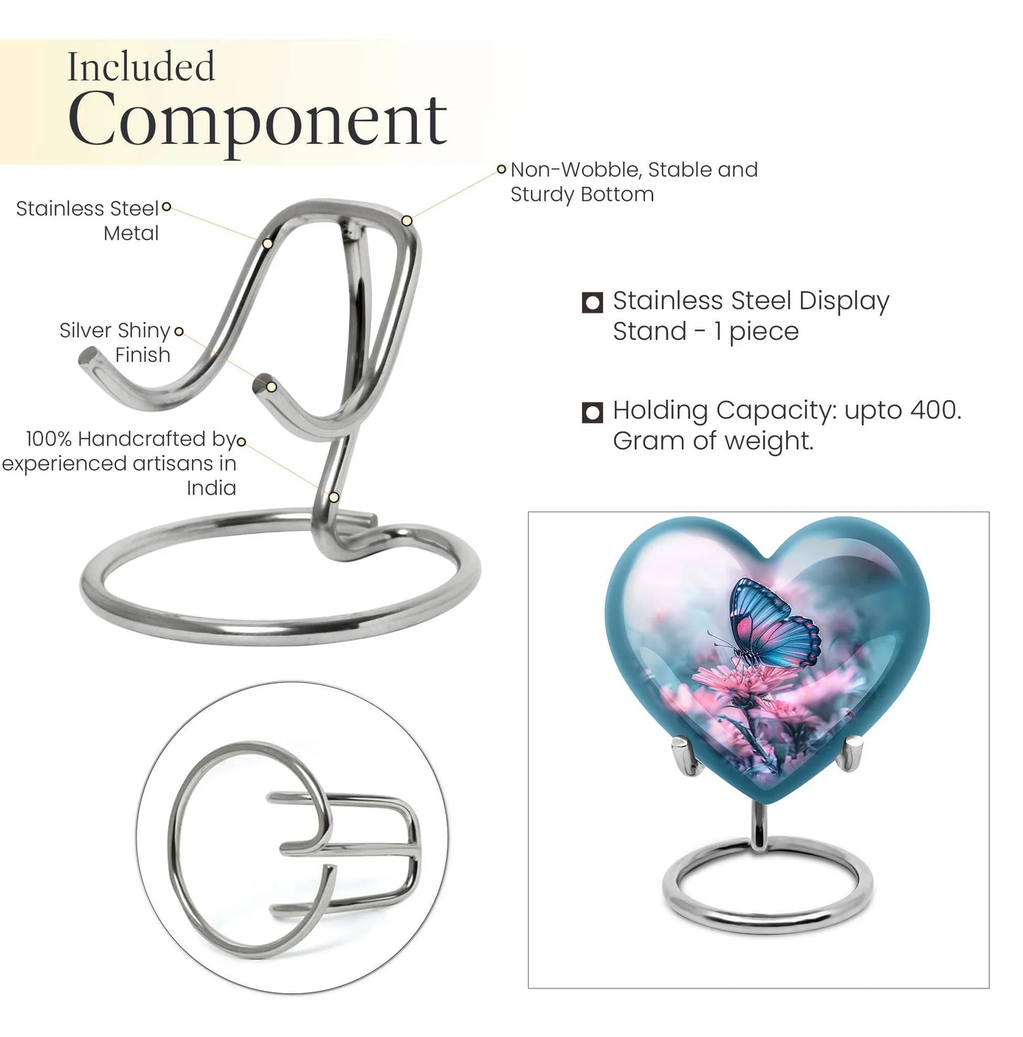 Butterfly Urns | Heart-Shaped Cremation Urns For Cremation Ashes