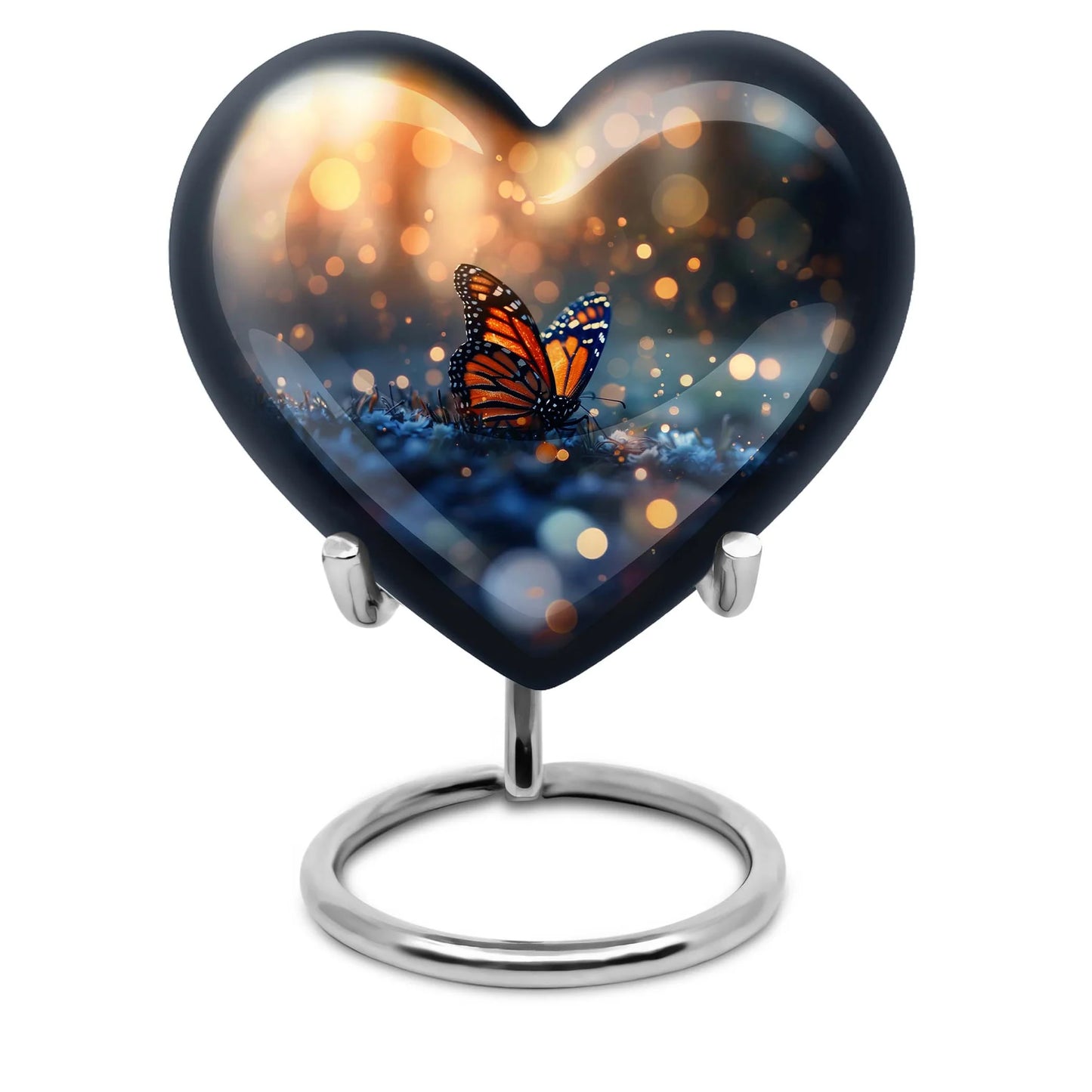 Butterfly Heart Urns – Heart-Shaped Cremation Urns for Adults