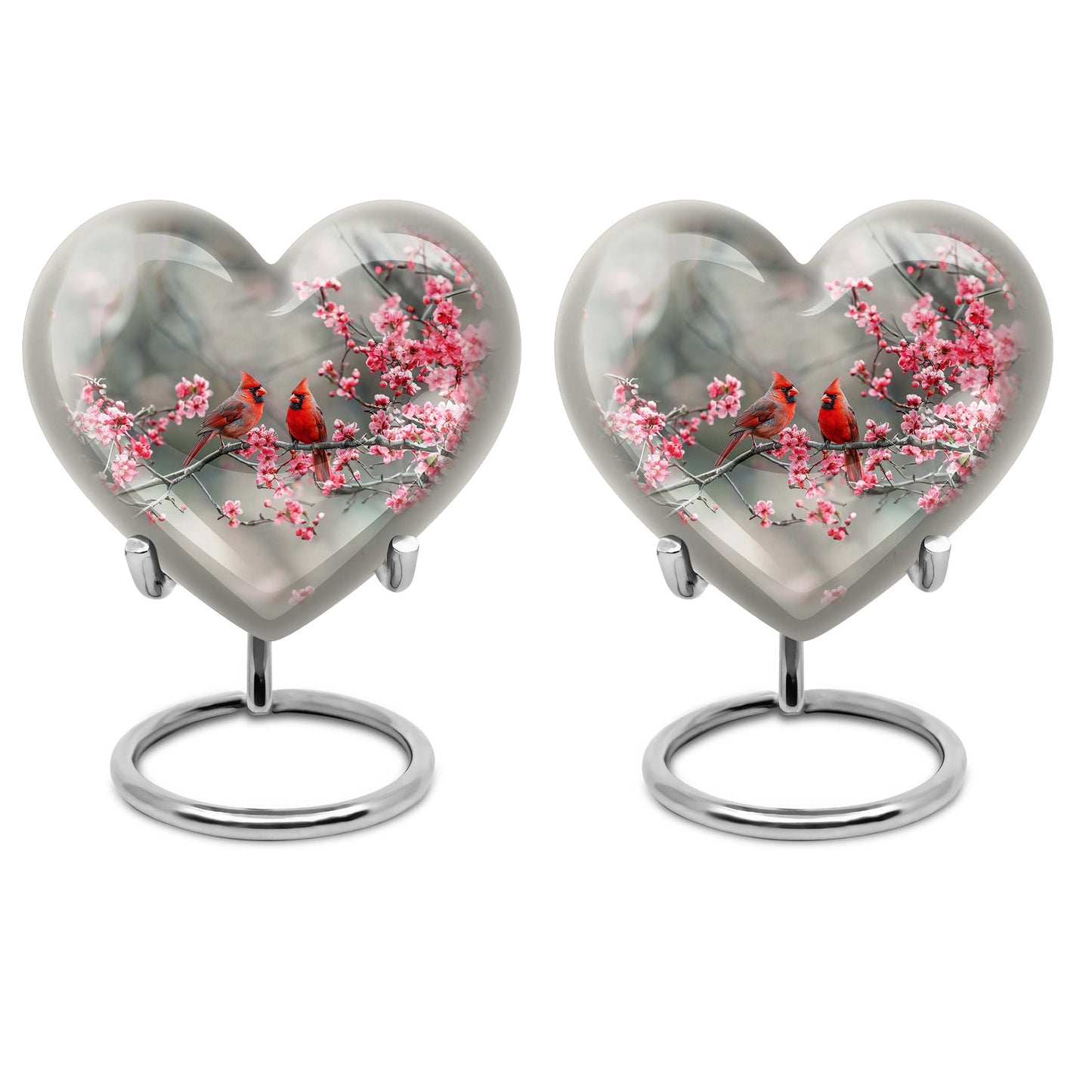 Heart Shape  Keepsake Urn Pack of 2