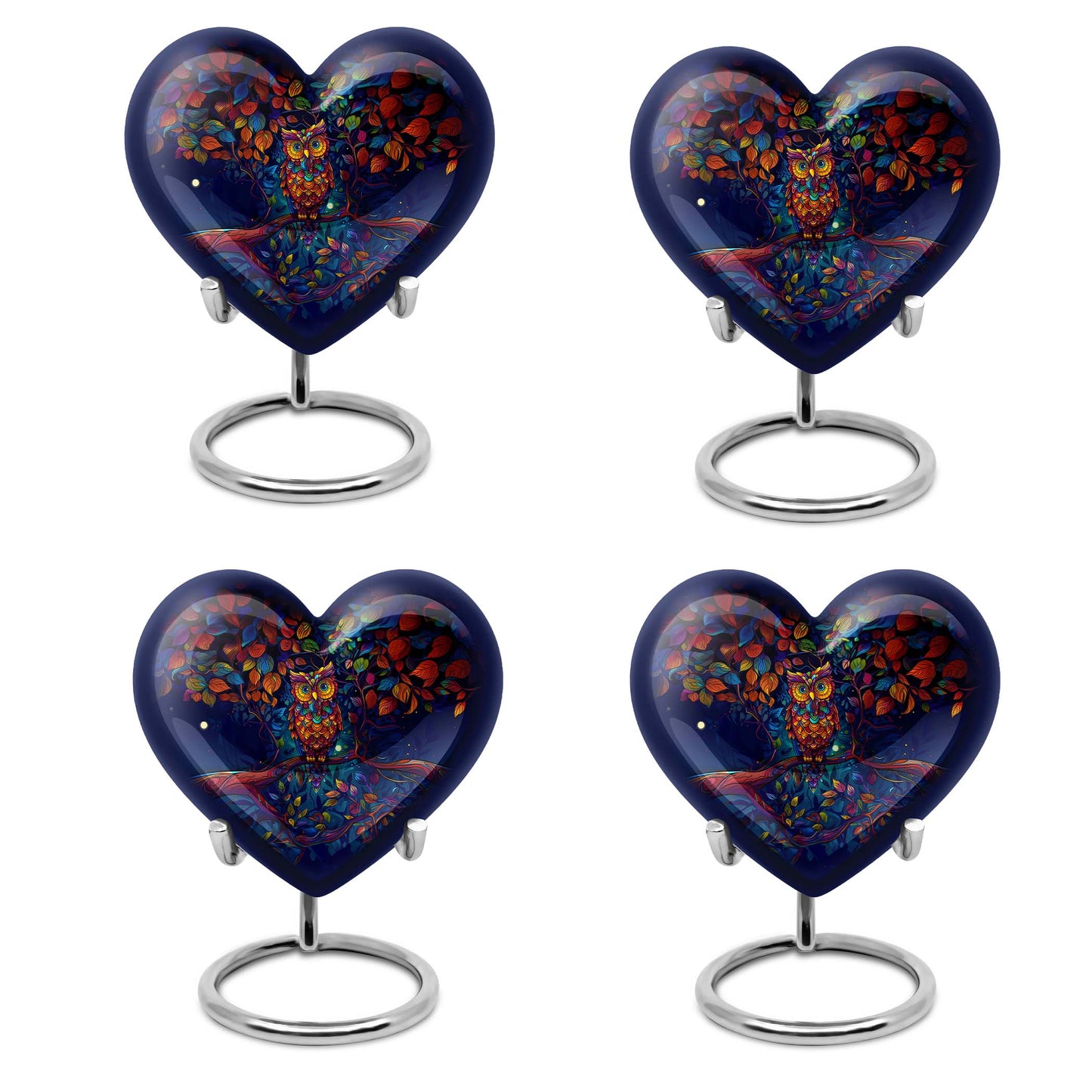 Heart Shape  Keepsake Urn Pack of 4