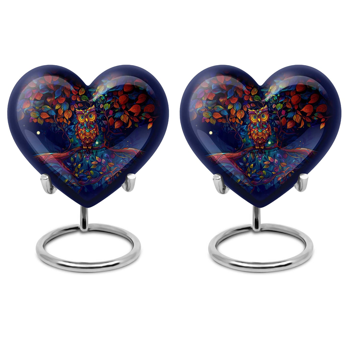 Heart Shape  Keepsake Urn Pack of 2