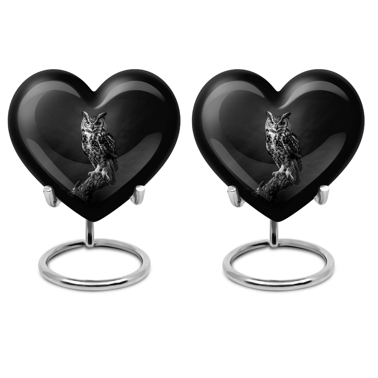 Heart Shape  Keepsake Urn Pack of 2