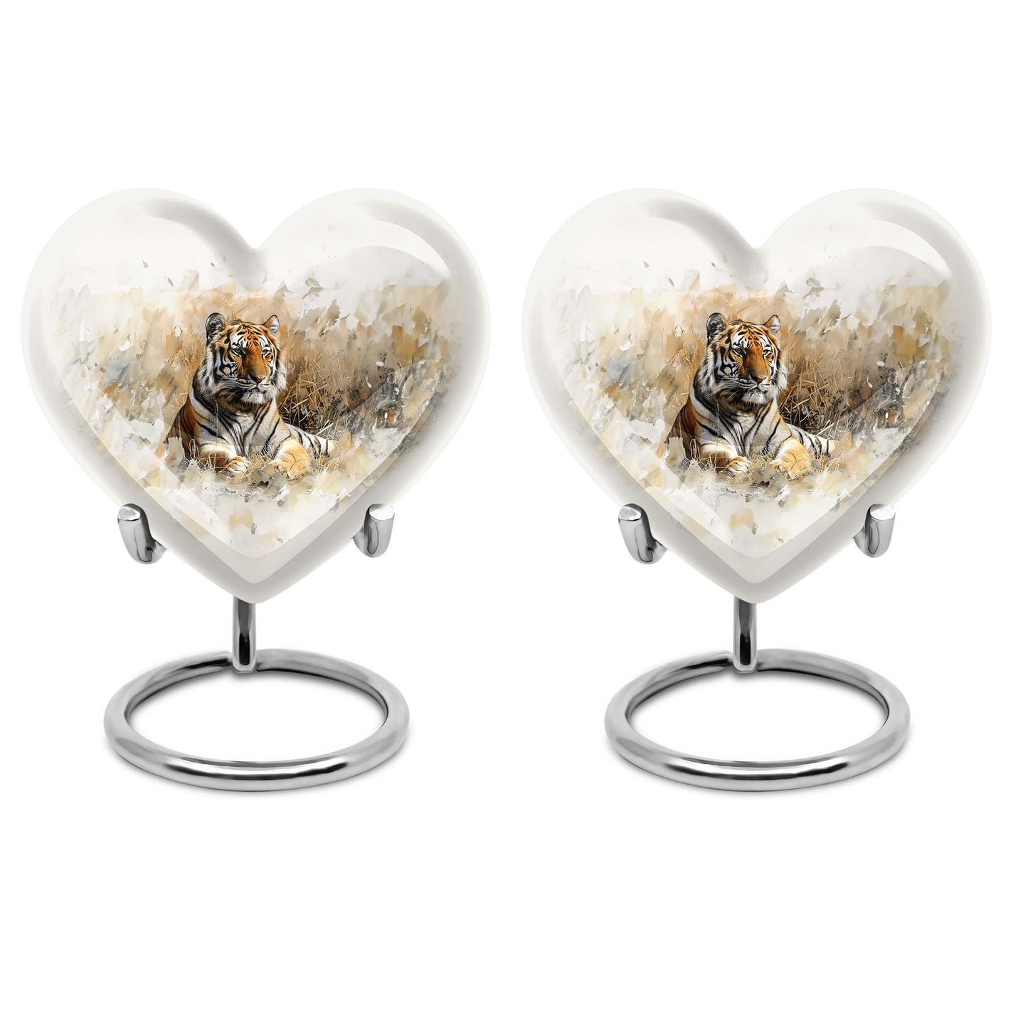 Heart Shape  Keepsake Urn Pack of 2