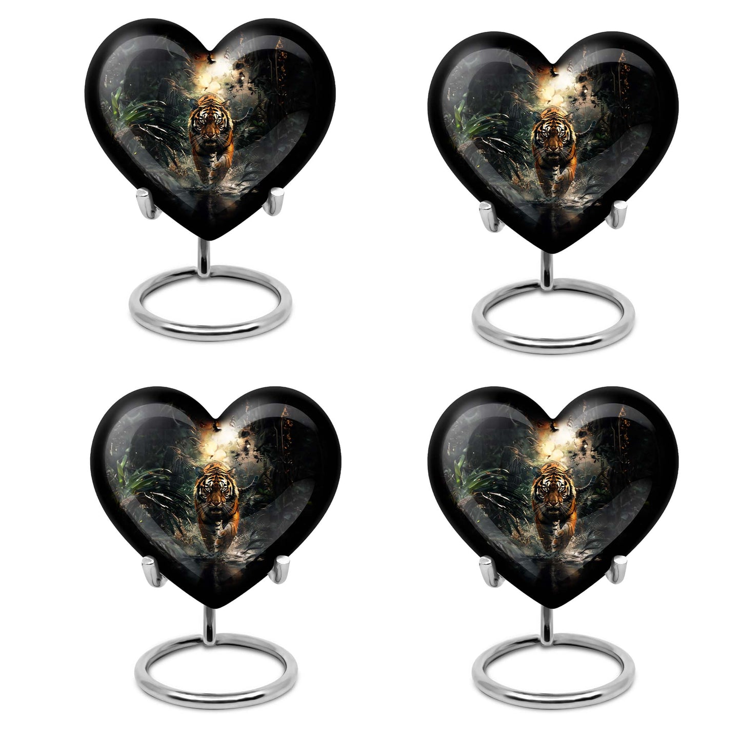 Heart Shape  Keepsake Urn Pack of 4