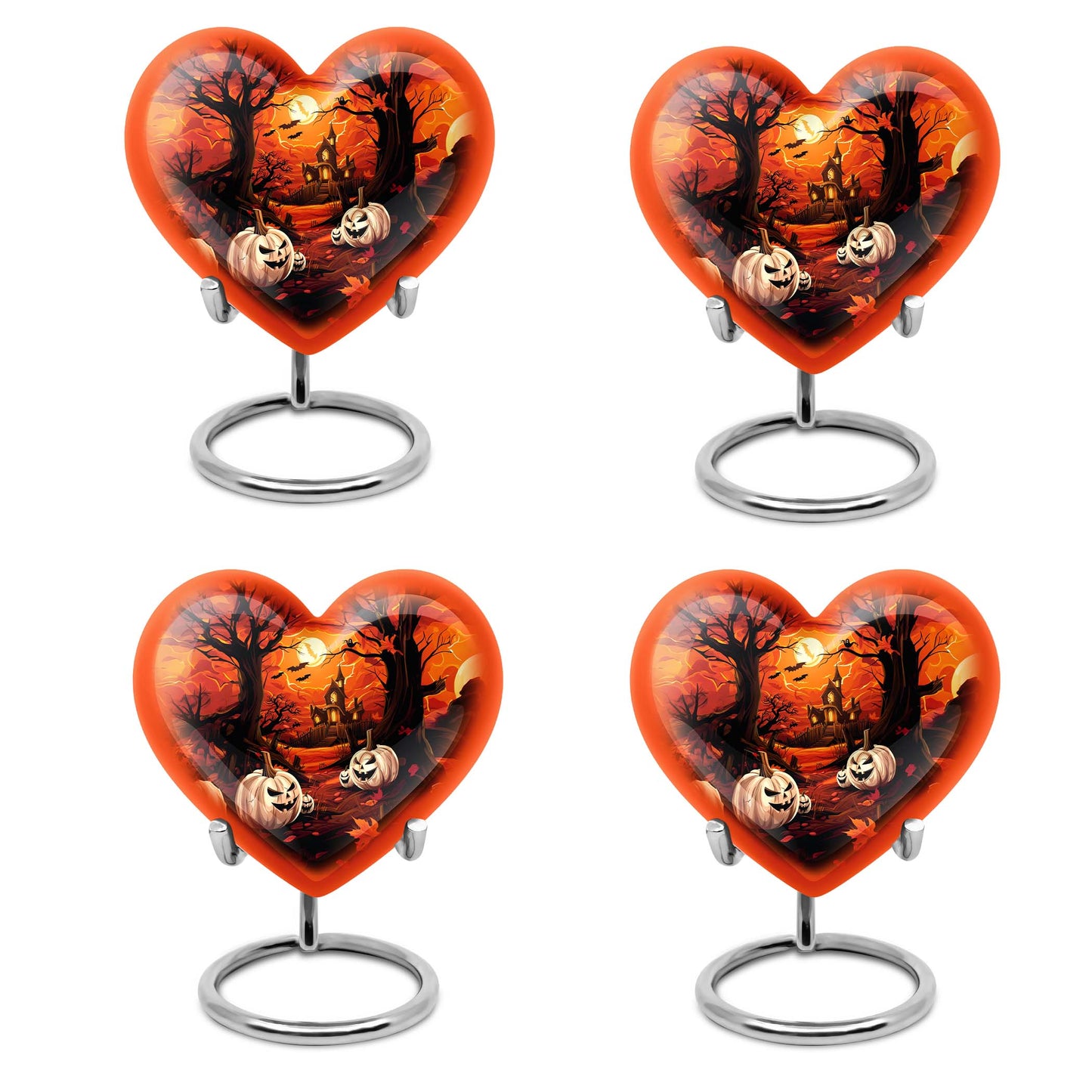 Heart Shape  Keepsake Urn Pack of 4