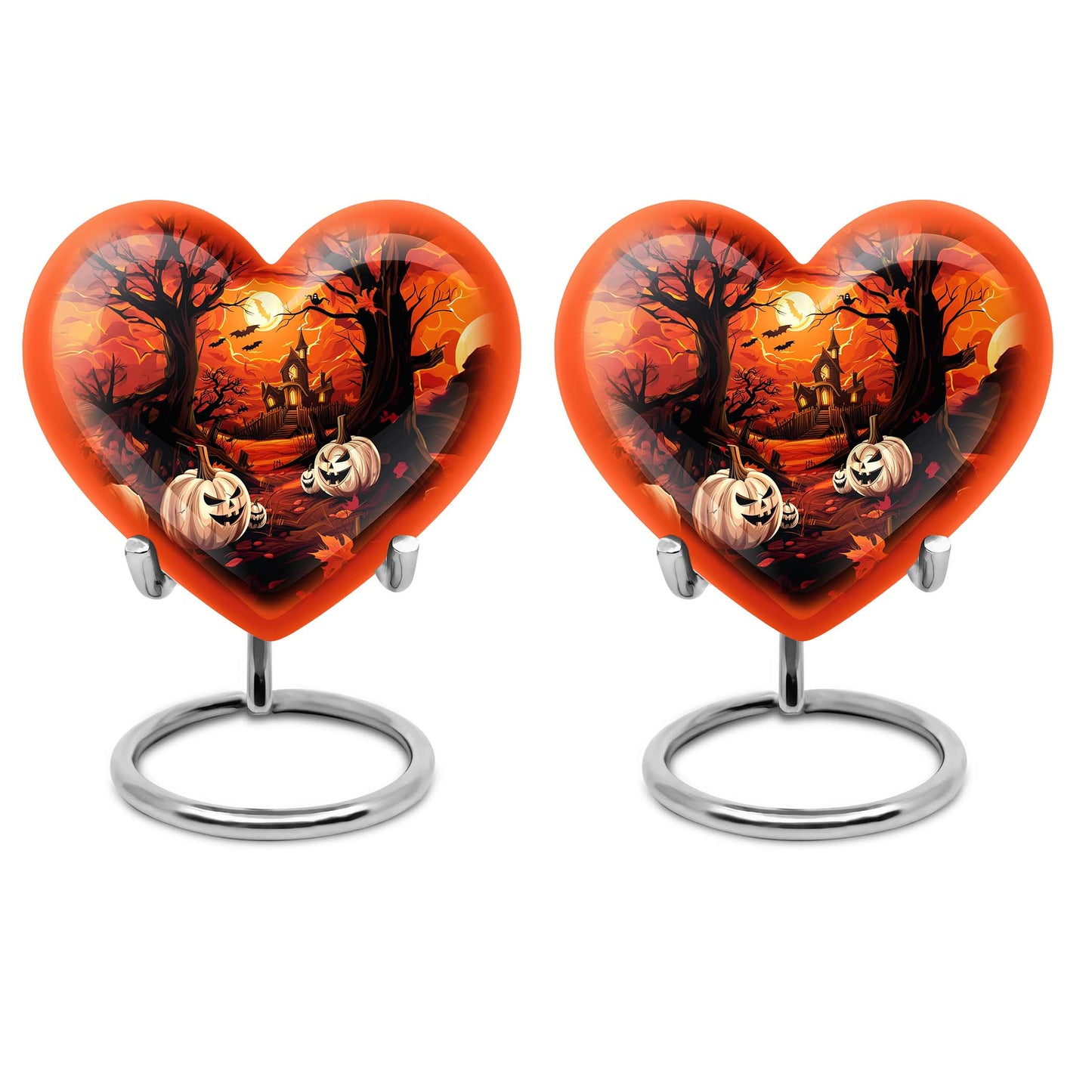 Heart Shape  Keepsake Urn Pack of 2