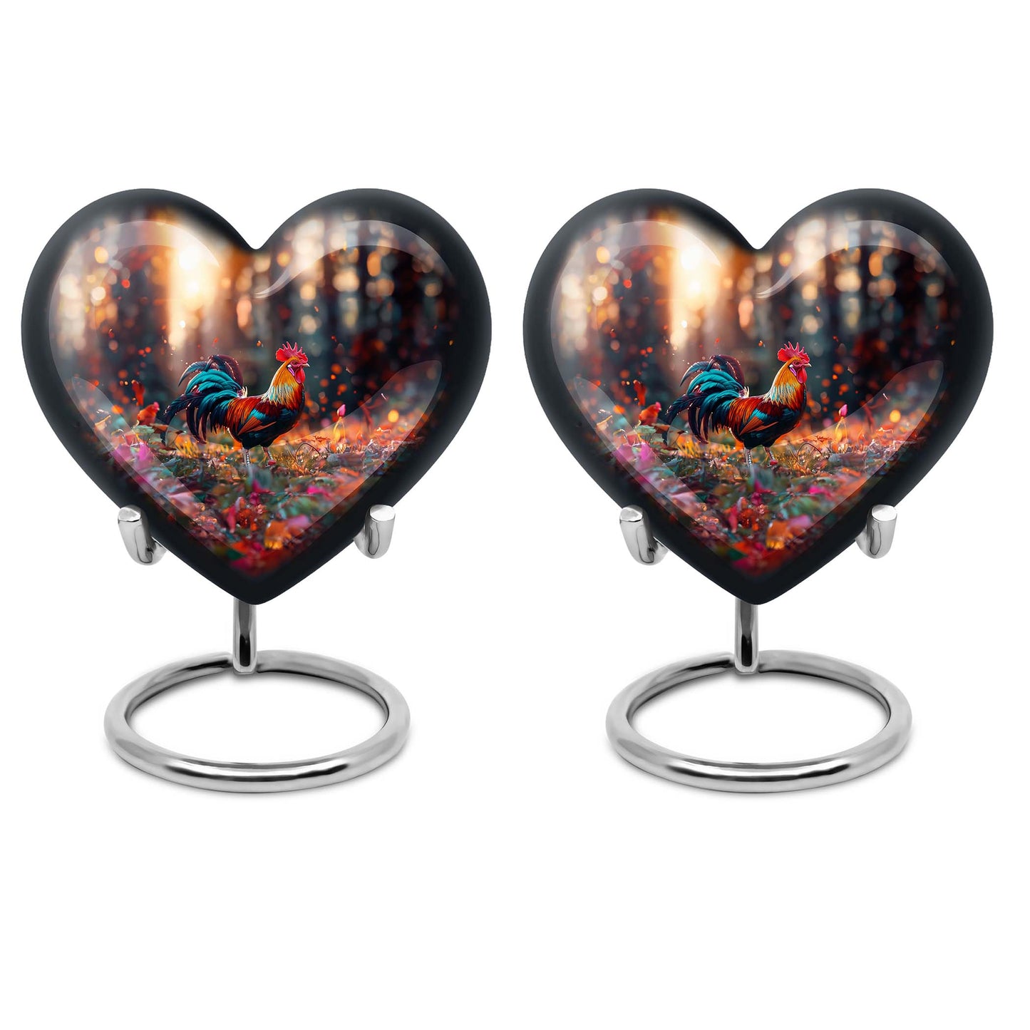 Heart Shape  Keepsake Urn Pack of 2