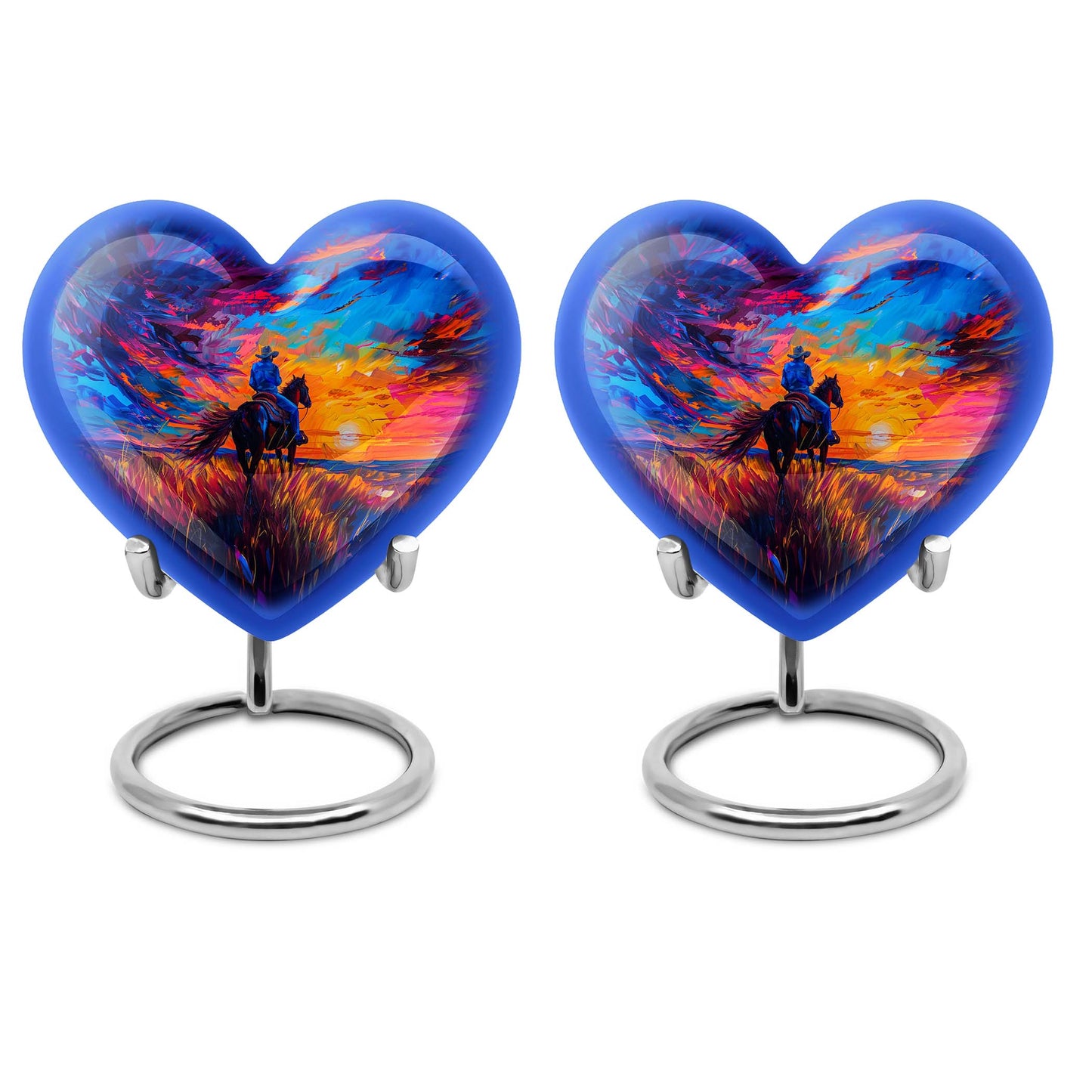 Heart Shape  Keepsake Urn Pack of 2