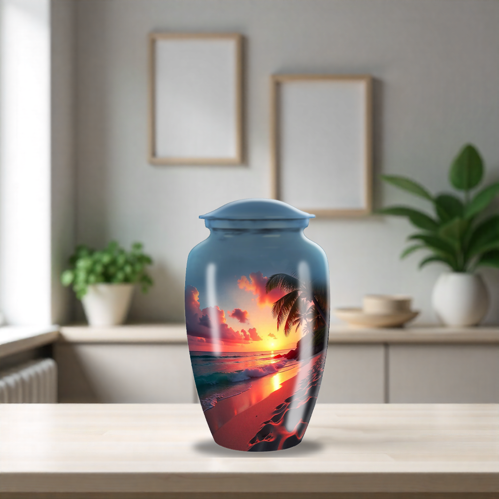 Nature Sunset Urn