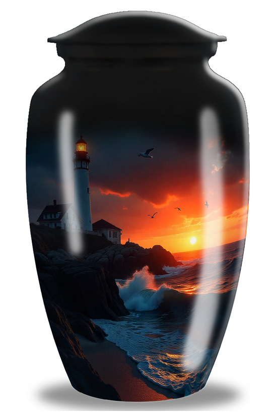 Sunset Beach Evening Cremation Urn