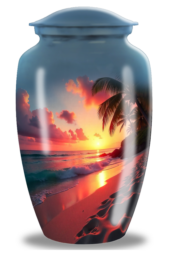 Nature Sunset Urn
