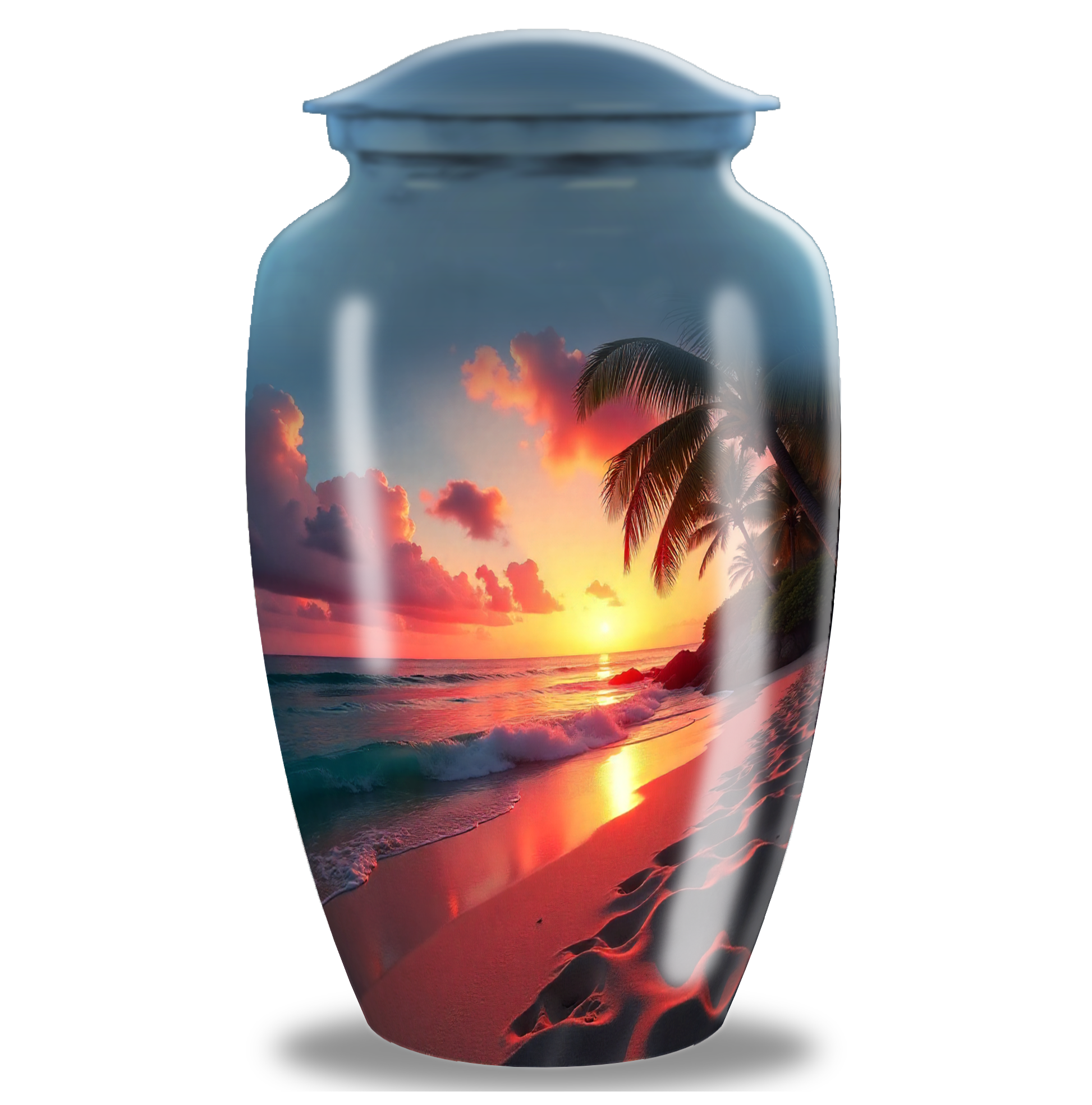 Nature Sunset Urn