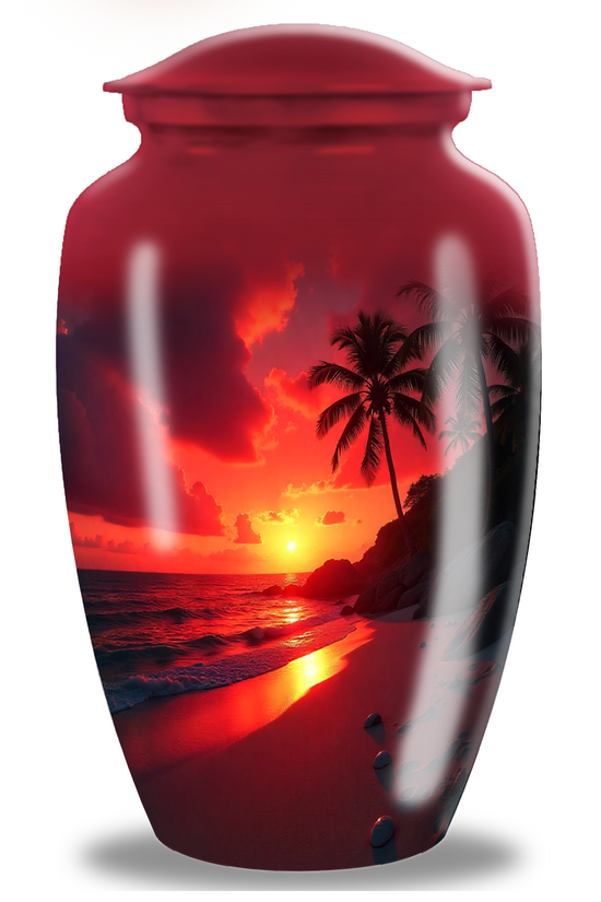 Sunset urn