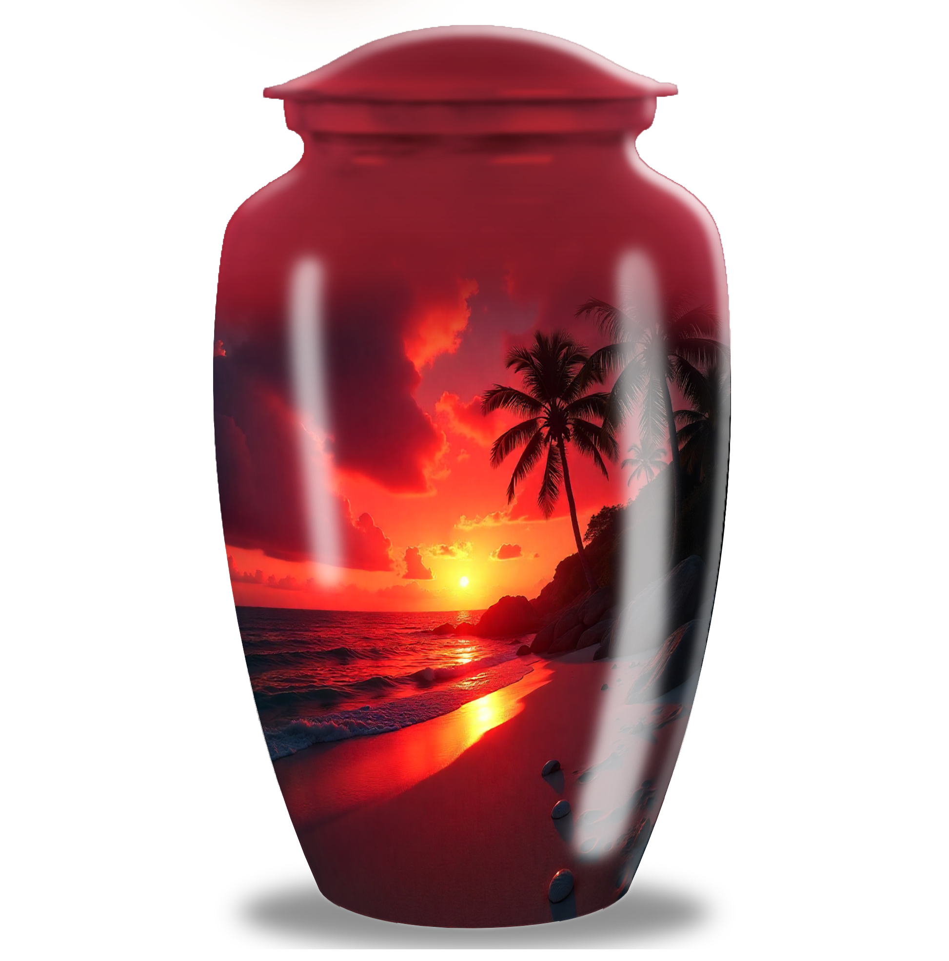 Sunset urn