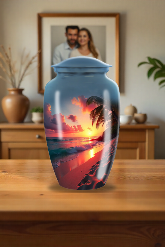 Nature Sunset Urn