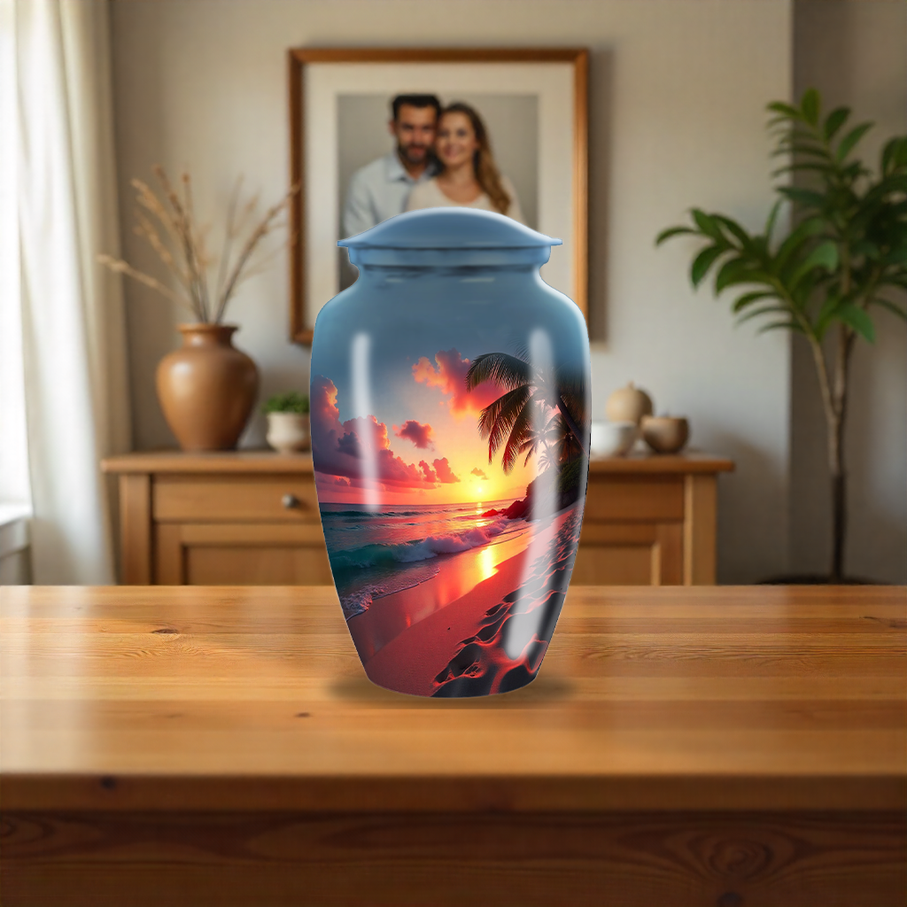 Nature Sunset Urn
