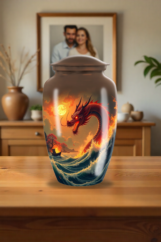 Dragon Cremation Urn Ashes