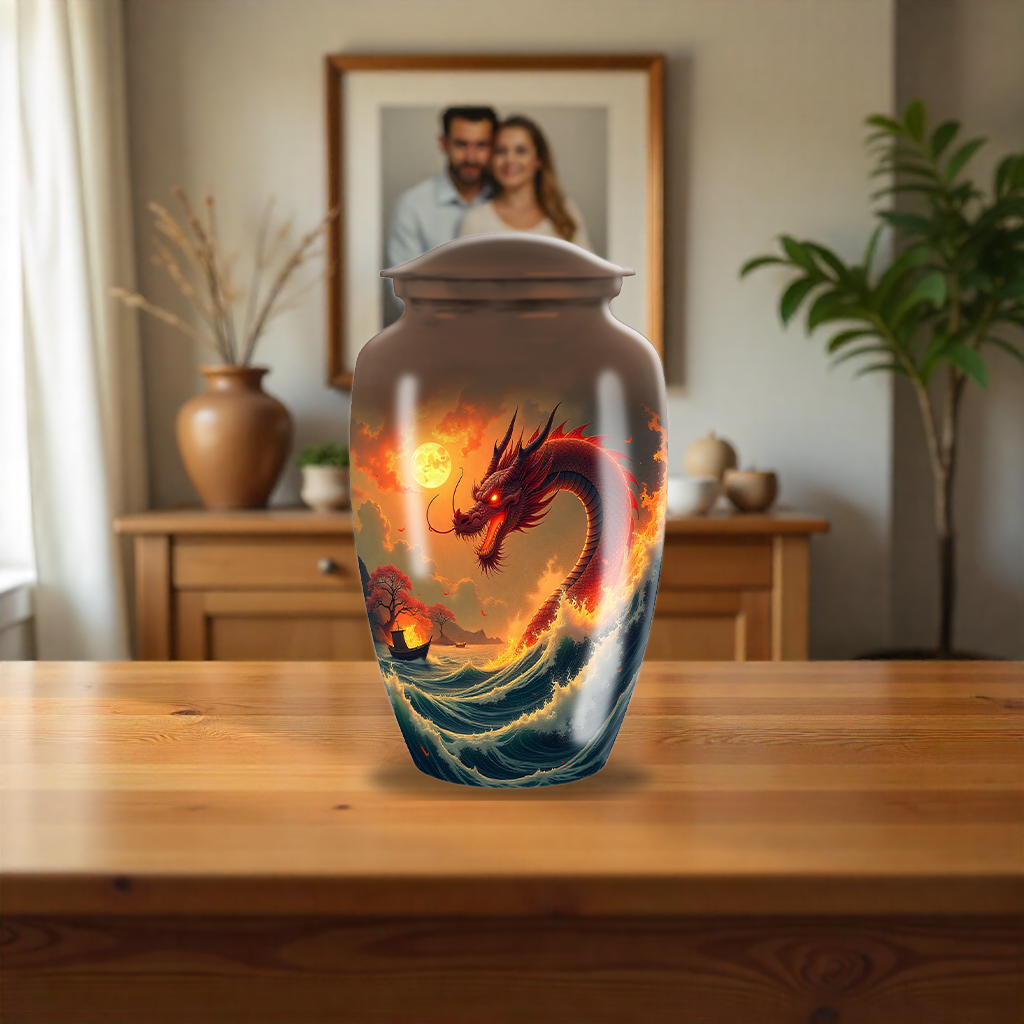 Dragon Cremation Urn Ashes