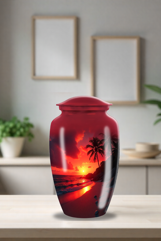 Sunset Beach Cremation Urn