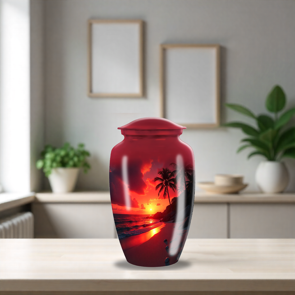 Sunset Beach Cremation Urn