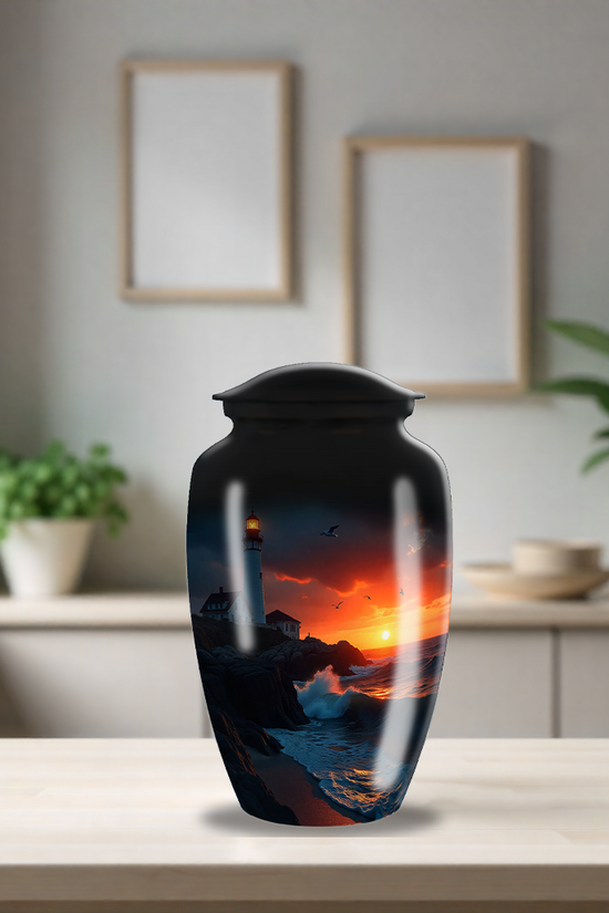 Sunset Beach Evening Cremation Urn
