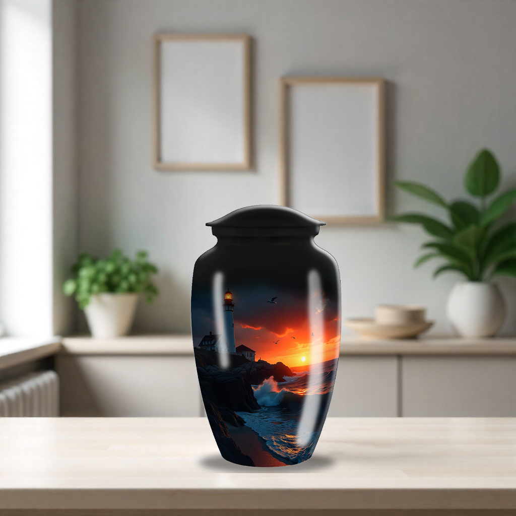 Sunset Beach Evening Cremation Urn
